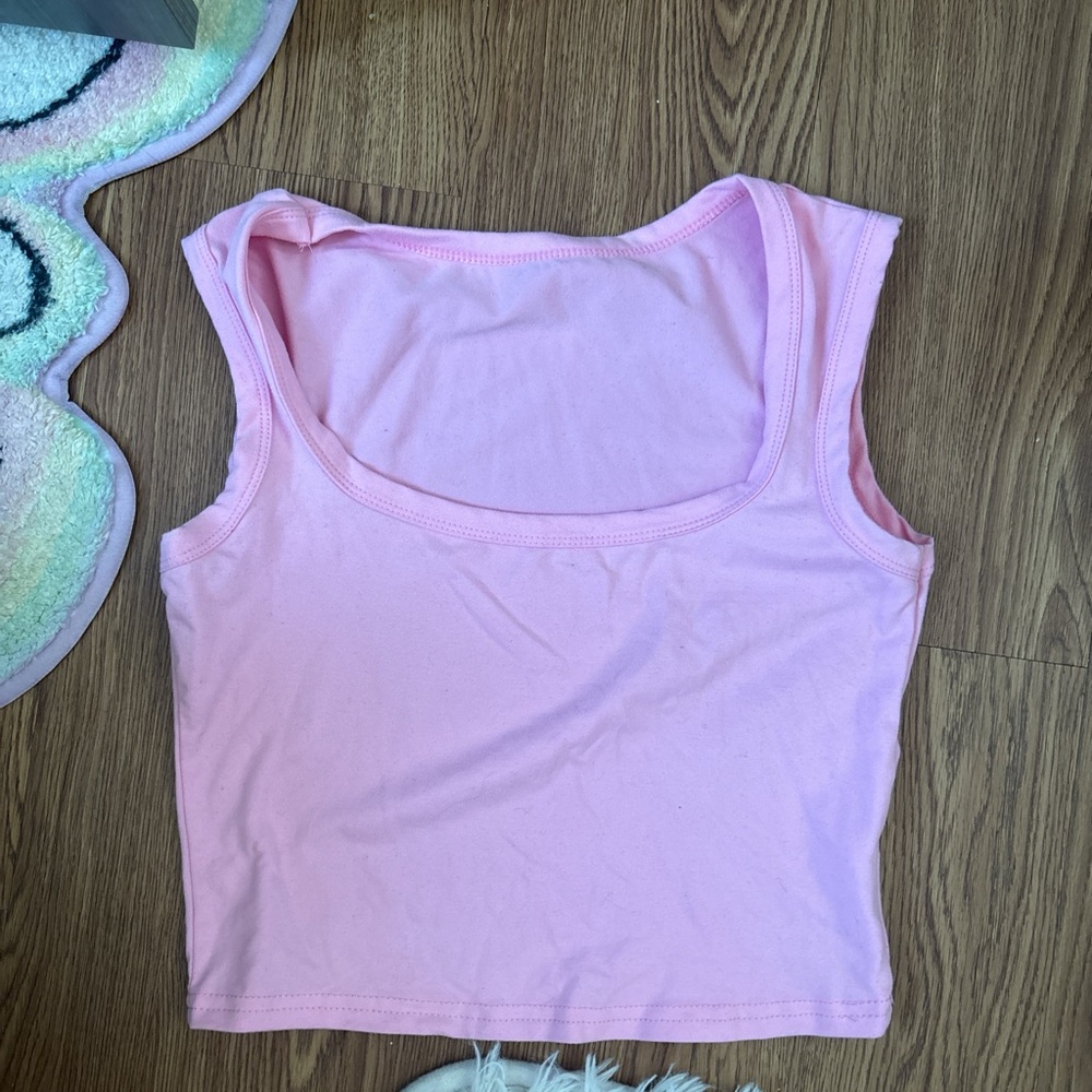 Pink Sleeveless Women's Top